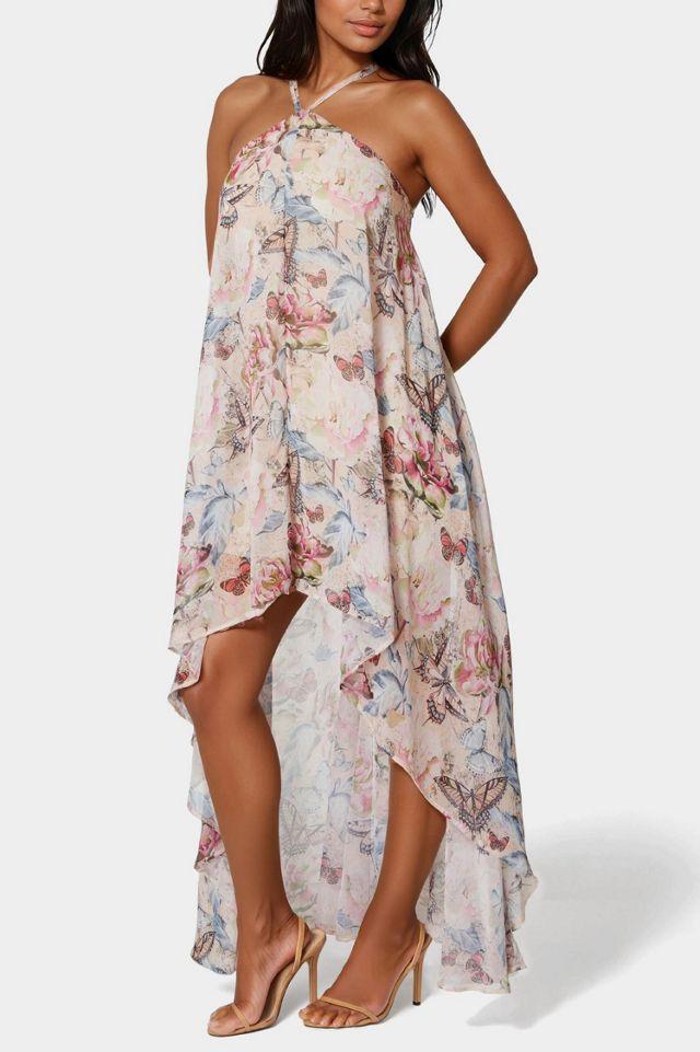 Bebe Bebe Women's High Low Halter Dress by BEBE