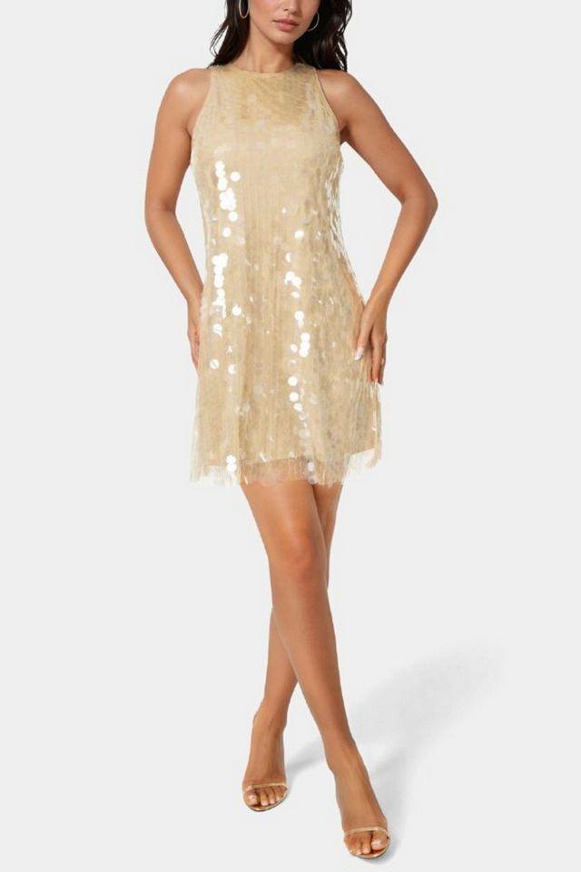 Bebe Clear Sequin Dress by BEBE