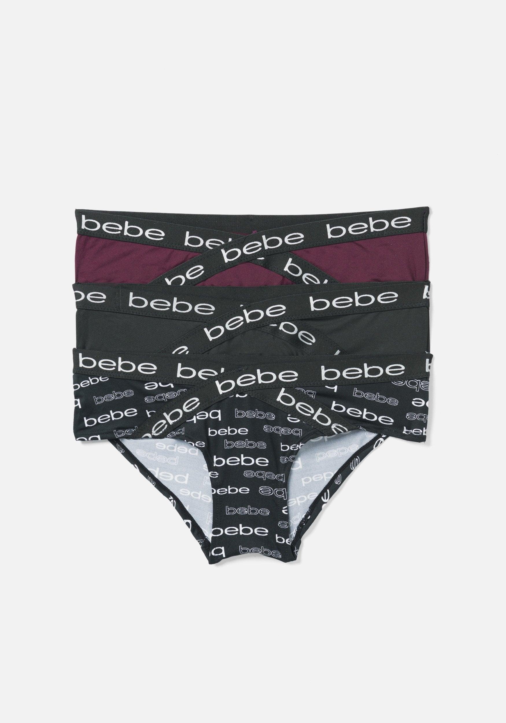 Bebe Logo 3 Pack Panty Set by BEBE