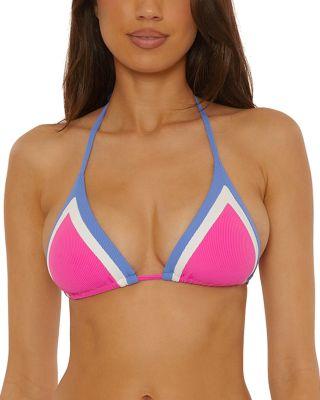 Coast Line Rib Cheryl Triangle Bikini Top by BECCA BY REBECCA VIRTUE