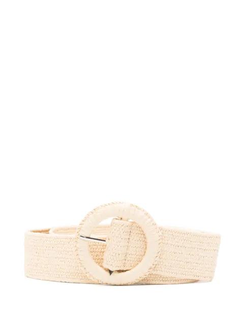 Zia woven round-buckle belt by BECKSONDERGAARD