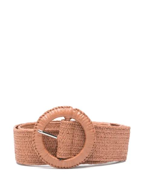 Zia woven round-buckle belt by BECKSONDERGAARD