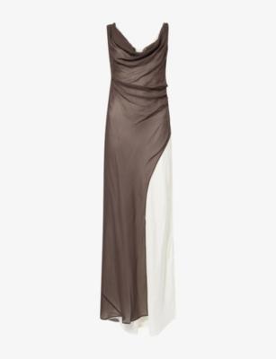 Augustin Asymmetric Woven Maxi Dress by BEC&BRIDGE