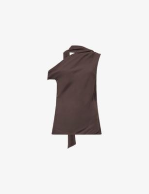 Augustin Sheer Woven Scarf Top by BEC&BRIDGE