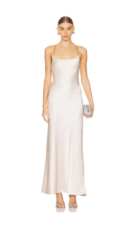 Bec + Bridge Allegra Tie Maxi Dress in Neutral by BEC&BRIDGE