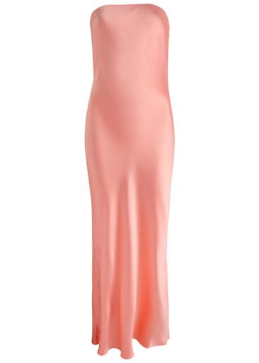 Moon Dance strapless satin maxi dress by BEC&BRIDGE