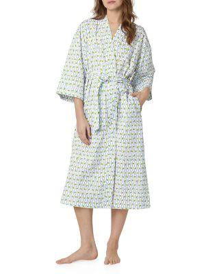 Cotton Poplin Kimono Robe by BEDHEAD PAJAMAS