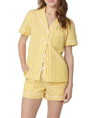 Cotton Sateen Short Sleeve Pajama Set by BEDHEAD PAJAMAS