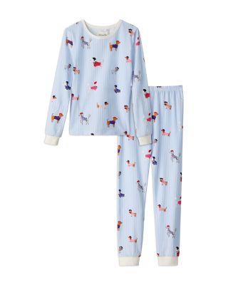 Girls' Cotton Knit Long Sleeve Pajama Set - Little Kid by BEDHEAD PAJAMAS
