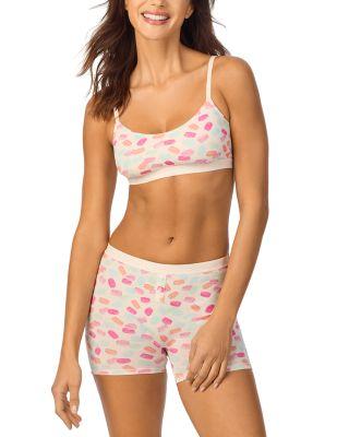 Printed Bralette by BEDHEAD PAJAMAS