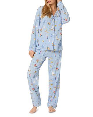 Printed Long Sleeve Pajama Set by BEDHEAD PAJAMAS