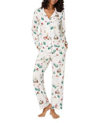Printed Long Sleeve Pajama Set by BEDHEAD PAJAMAS