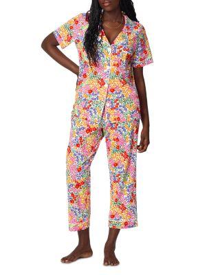 Short Sleeve Classic Cotton Stretch Jersey Cropped Pajama Set by BEDHEAD PAJAMAS