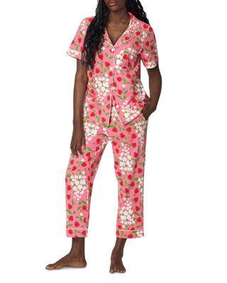 Short Sleeve Classic Cotton Stretch Jersey Cropped Pajama Set by BEDHEAD PAJAMAS