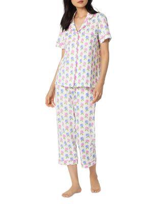Short Sleeve Classic Stretch Jersey Cropped Pajama Set by BEDHEAD PAJAMAS