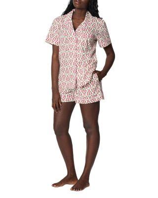 Short Sleeve Classic Woven Cotton Poplin Shorty Pajama Set by BEDHEAD PAJAMAS