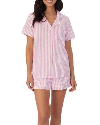Striped Cotton Short Pajamas Set by BEDHEAD PAJAMAS