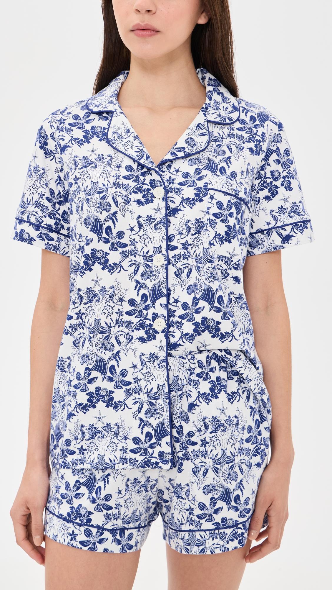 Under The Sea Cropped Pajama Set by BEDHEAD PJS