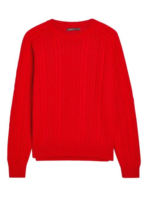 cable-knit crew-neck sweater by BEGG X CO