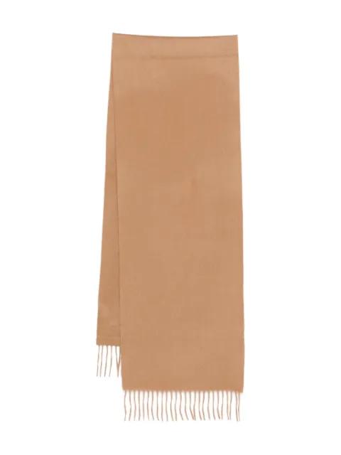 fringed plain scarf by BEGG X CO