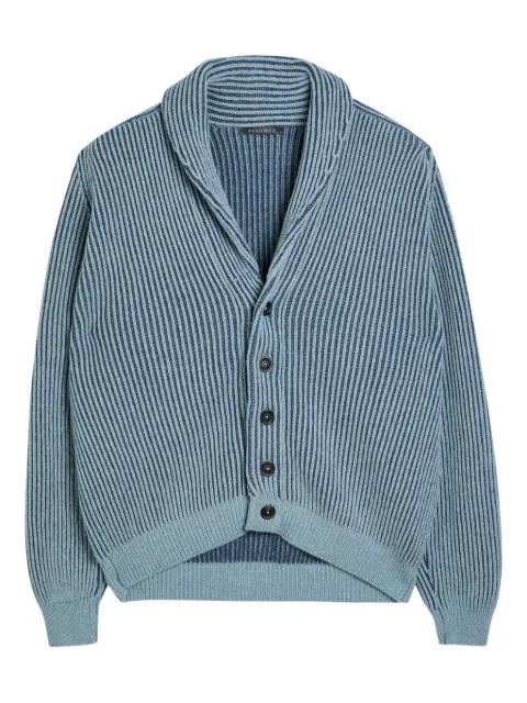 striped button cardigan by BEGG X CO