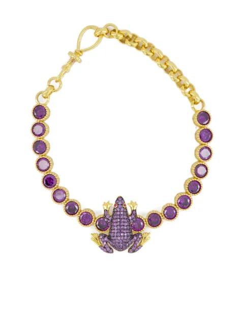 Frog tennis bracelet by BEGUM KHAN