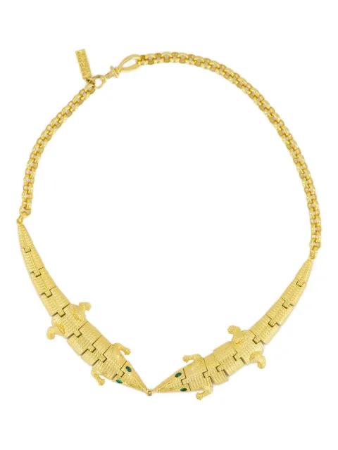 crocodile-motif necklace by BEGUM KHAN
