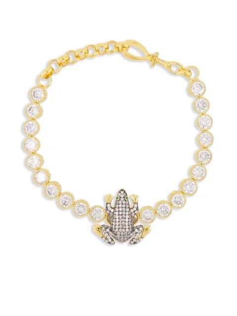 frog-charm tennis bracelet by BEGUM KHAN