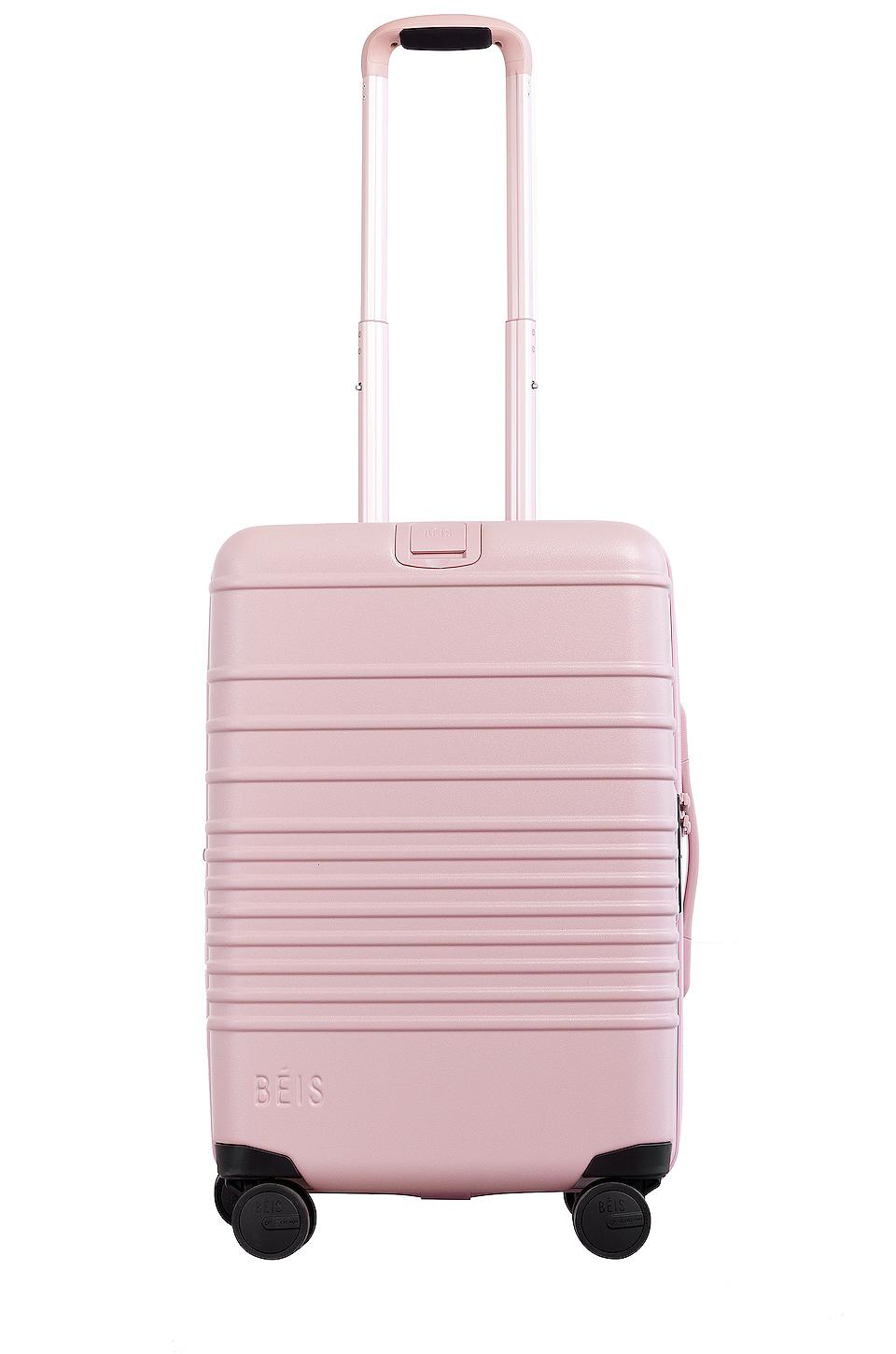 BEIS The Carry-On Roller in Pink by BEIS