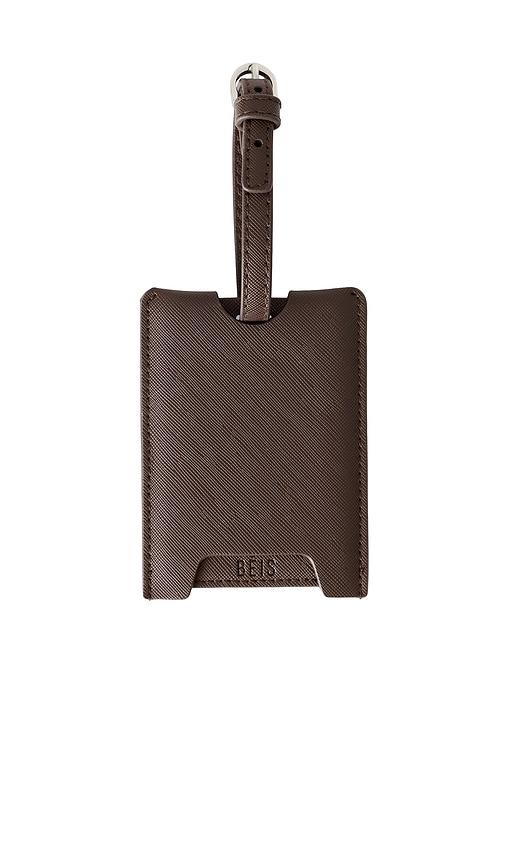 BEIS The Luggage Tag in Chocolate by BEIS