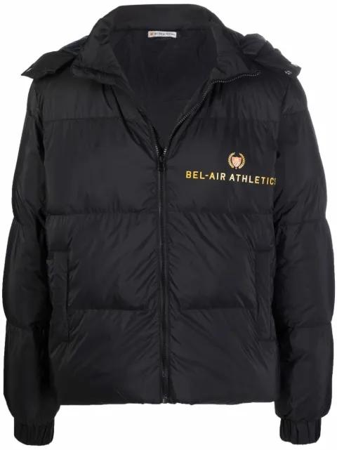 logo zipped padded jacket by BEL-AIR ATHLETICS