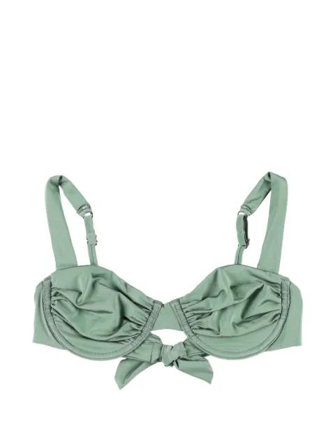 Aless ruched bikini top by BELAMER