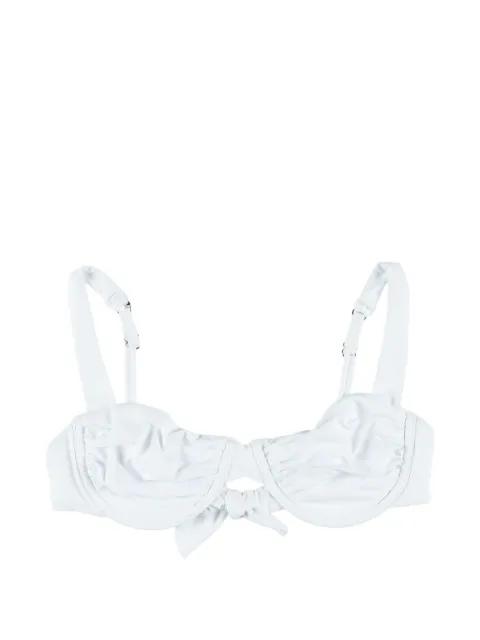 Aless ruched bikini top by BELAMER
