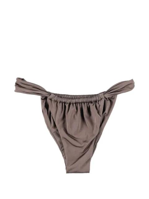 Lara ruched bikini bottom by BELAMER