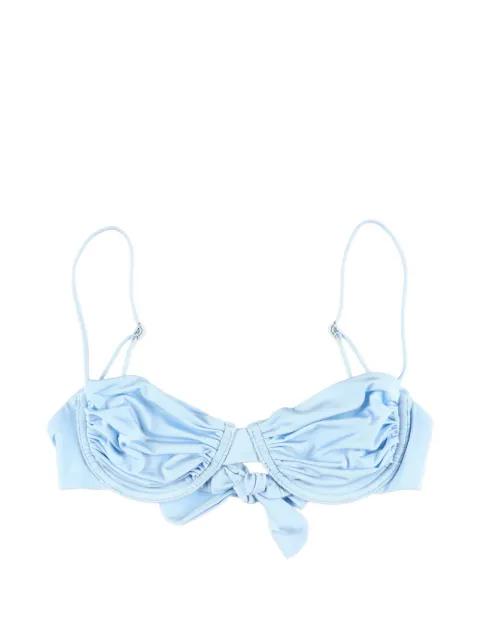 Olivia ruched bikini top by BELAMER