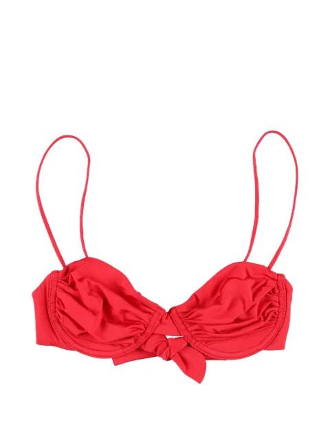 Olivia ruched bikini top by BELAMER