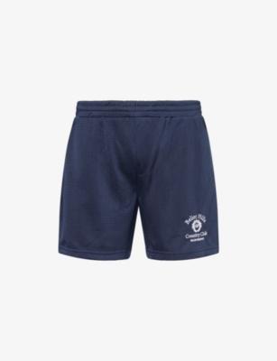 Elias Logo-Print Mesh Shorts by BELIER
