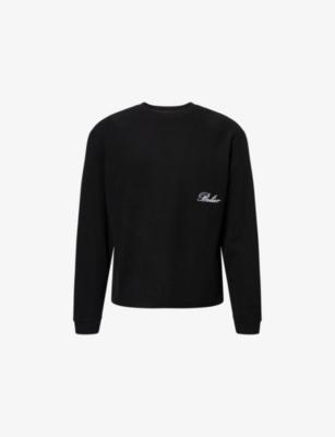 Logo-Embroidered Waffle-Knit Woven T-Shirt by BELIER