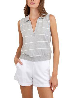 Sleeveless Placket Pullover by BELLA DAHL