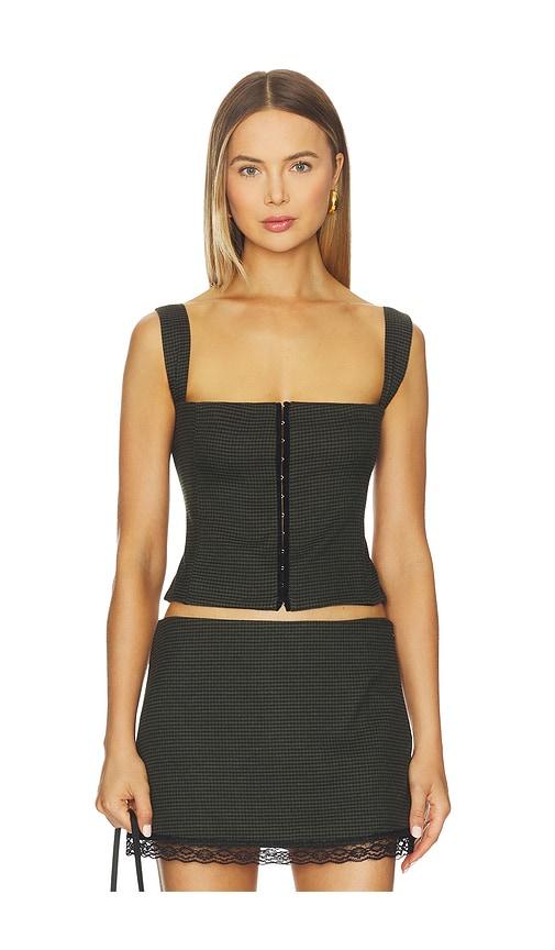 Bella Venice The Ambrose Corset in Green by BELLA VENICE