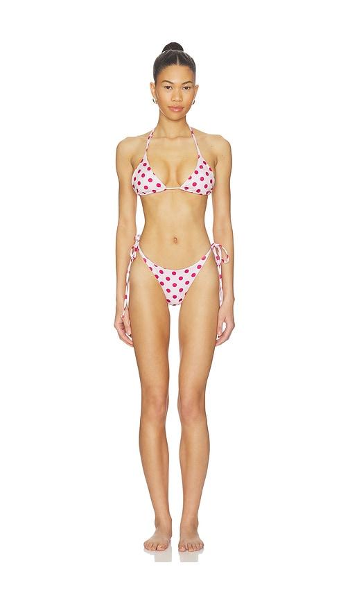 Bella Venice The Belle Bikini Set in White,Red by BELLA VENICE
