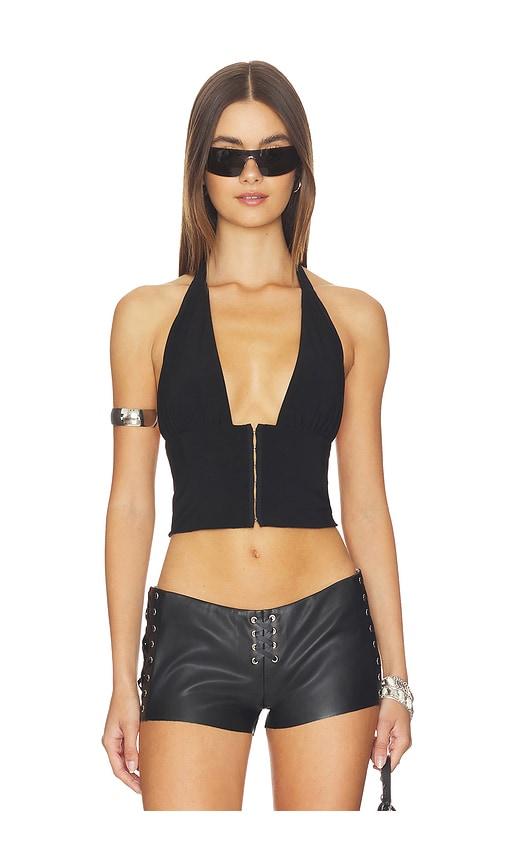 Bella Venice The Coco Halter Top in Black by BELLA VENICE
