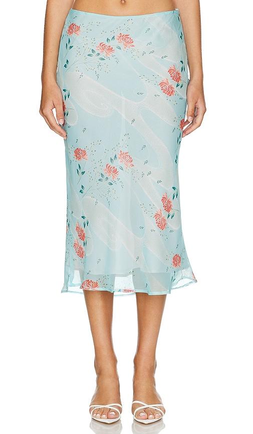 Bella Venice The Lawson Skirt in Blue by BELLA VENICE