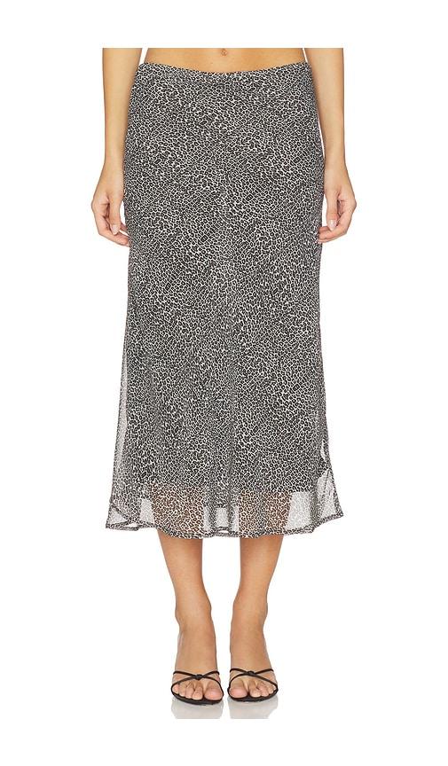 Bella Venice The Lawson Skirt in Charcoal,Brown by BELLA VENICE