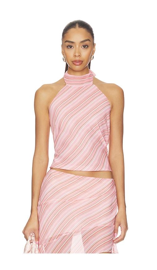 Bella Venice The Piper Top in Pink by BELLA VENICE