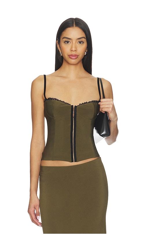 Bella Venice x REVOLVE Caroline Corset in Olive by BELLA VENICE