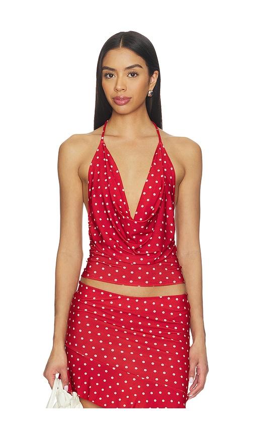 Bella Venice x REVOLVE Elsa Top in Red by BELLA VENICE