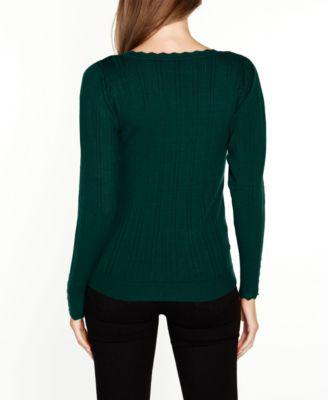 Women's Kaily K. Square Neck Sweater by BELLDINI