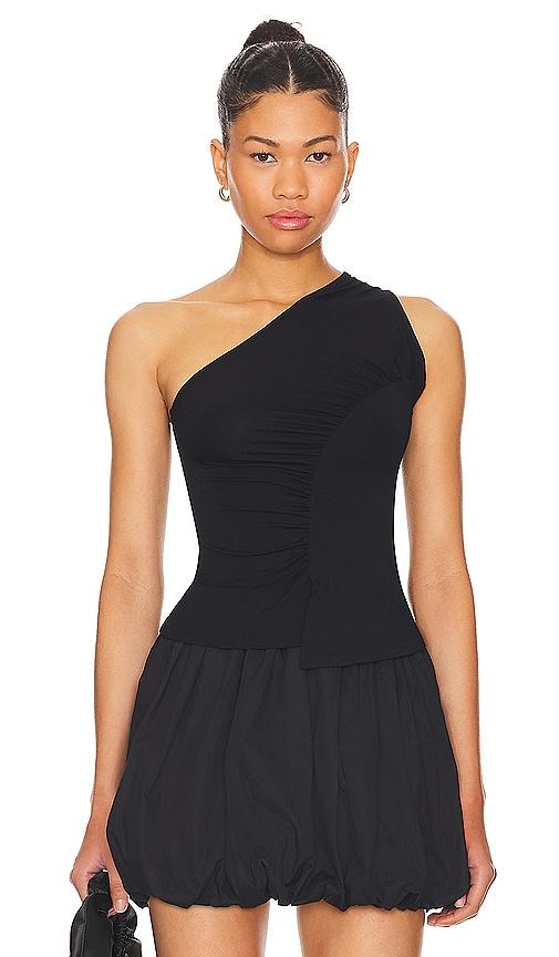 Belle Anna Sakae Top in Black by BELLE ANNA