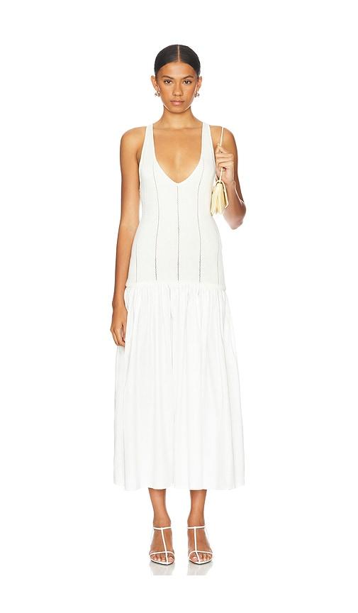 Belle Anna Siena Dress in White by BELLE ANNA